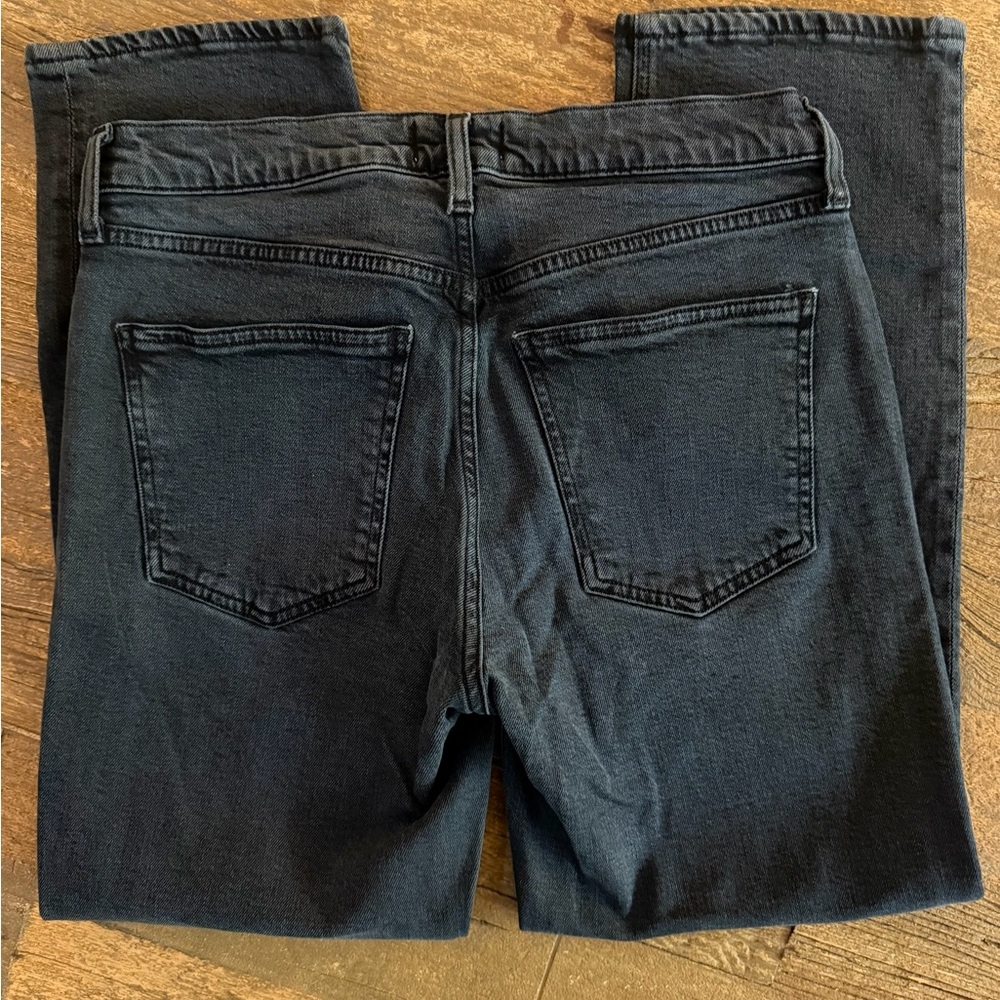 Agolde Kye Mid-Rise Straight Crop Pepper Size 27 - Picture 3 of 8